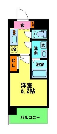 三国駅 徒歩10分 12階の物件間取画像